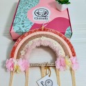 Arcoiris Decorativo Porta Ganchos de Pelo - personalizable con nombre