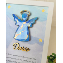 Ángel de la Guarda - Cuadro Decorativo y Protector para Niños