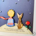 Cuadro El Principito Pintado a Mano con Arte Fluido