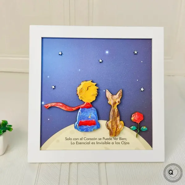 Cuadro Del Principito | Arte Fluido | Resina
